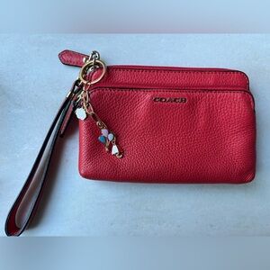 Coach Hot Pink Wristlet